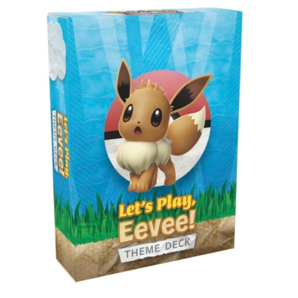 Pokemon - Let’s Play, Eevee! Theme Deck - NWOT + Metallic Collector Eevee Coin